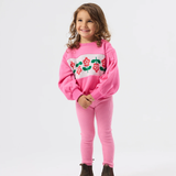 Goldie & Ace Bowie Rib Leggings Deep Pink