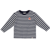Goldie & Ace Essential Stripe Long Sleeve Top Navy