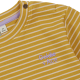 Goldie & Ace Essential Stripe Rib Top Yellow