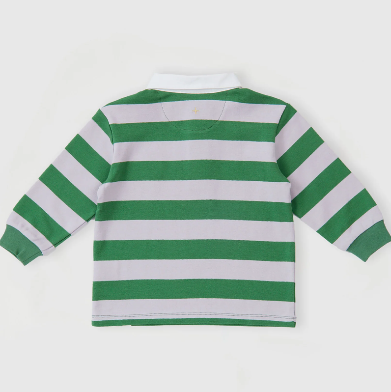 Goldie & Ace Game On Wide Stripe RugbyTop