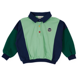 Goldie & Ace Panelled Relaxed Rugby Sweat Top