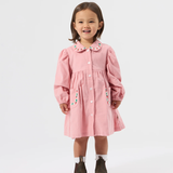 Goldie & Ace Wild Strawberry Corduroy Collar Dress