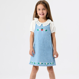 Goldie & Ace Wild Strawberry Pinafore Dress