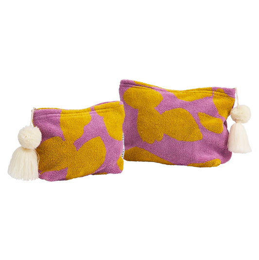 Sage & Clare Hermosa Terry Pouch - Turmeric