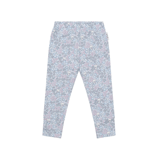 Huxbaby Bluebell Floral Leggings Fog