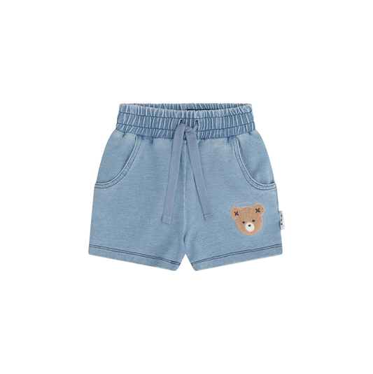 Huxbaby Knit Denim Shorts