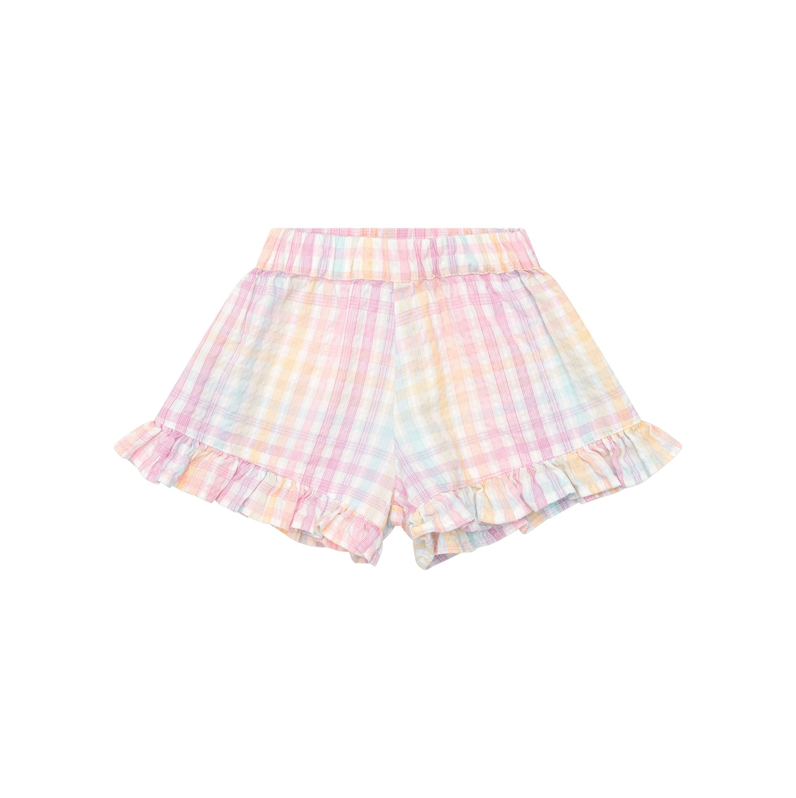 Huxbaby Rainbow Check Skort