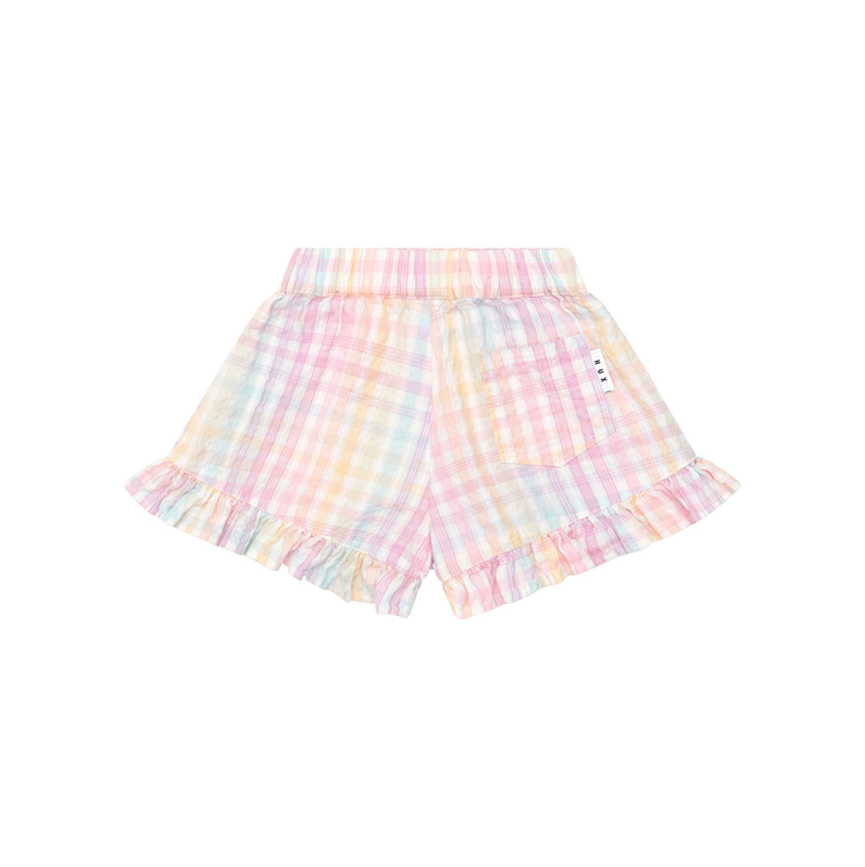 Huxbaby Rainbow Check Skort