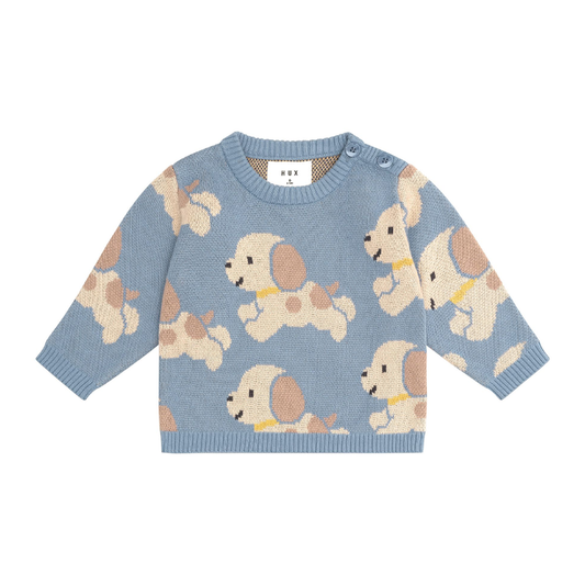 Huxbaby Sailor Pup Knit Jumper