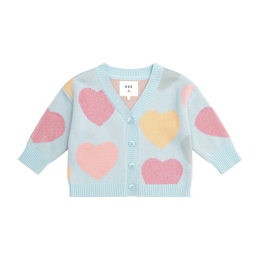 Huxbaby Sweetheart Boxy Cardi Multi