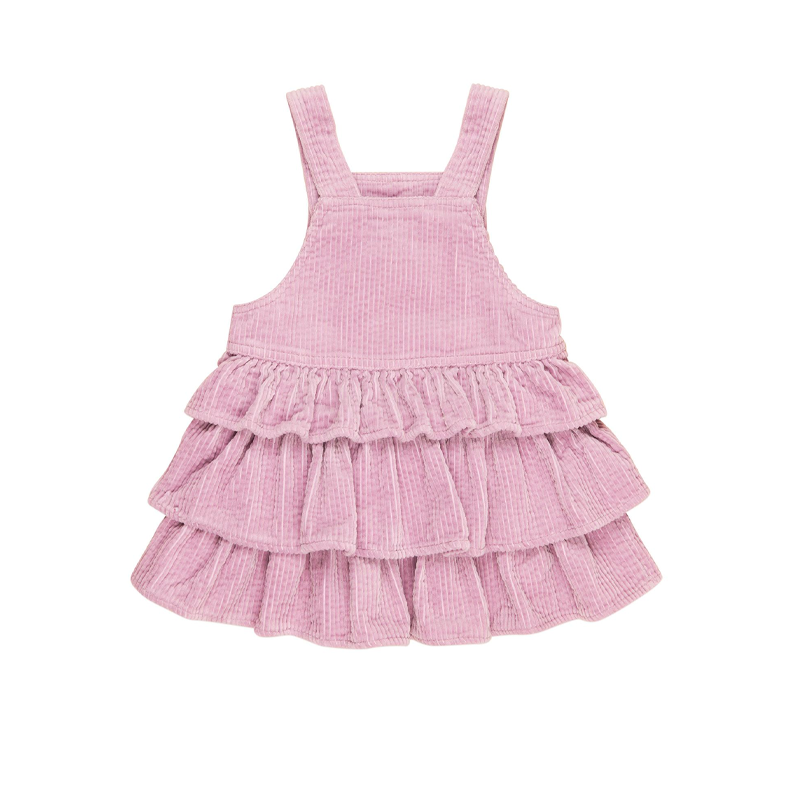 Huxbaby Orchid Cord Frill Dress
