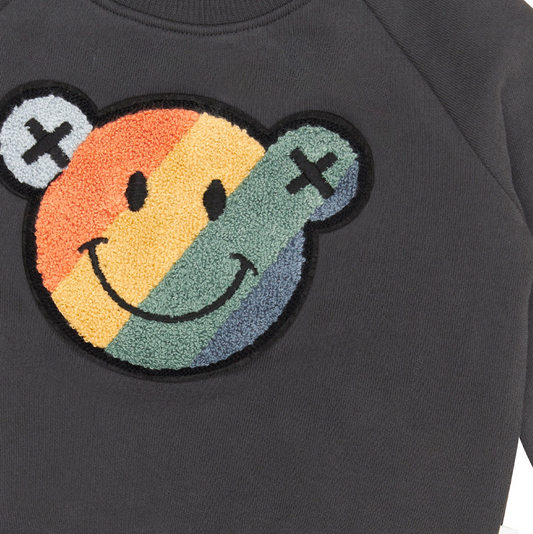 Huxbaby Smiley Rainbow Sweatshirt