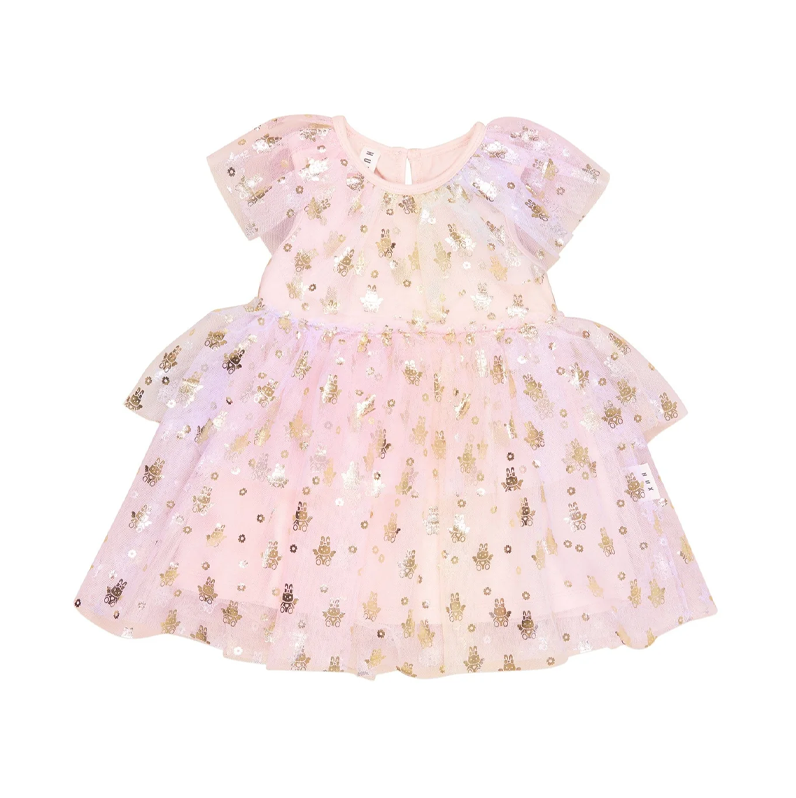 Huxbaby Fairy Tiered Bunny Dress