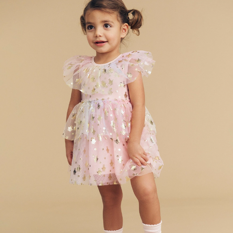 Huxbaby Fairy Tiered Bunny Dress