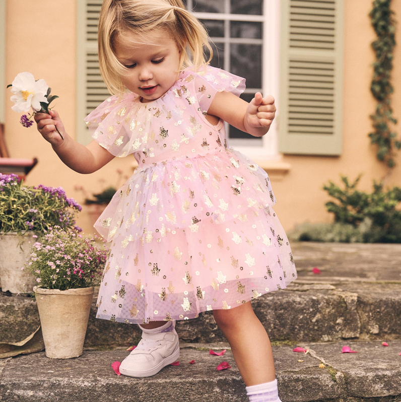 Huxbaby Fairy Tiered Bunny Dress