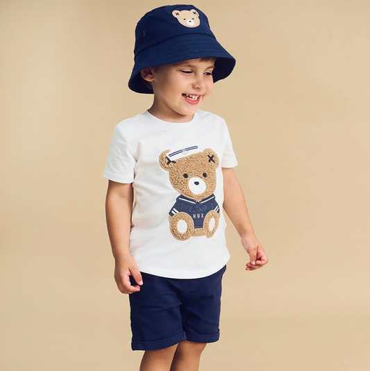 Huxbaby Huxbear Bucket Hat Navy