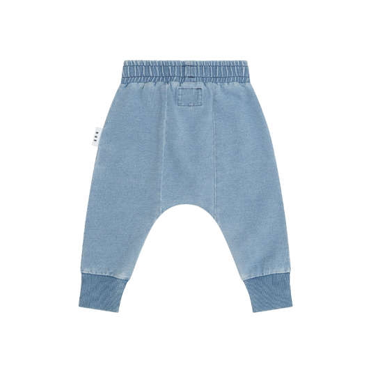 Huxbaby Huxbear Knit Denim Drop Crotch Pant