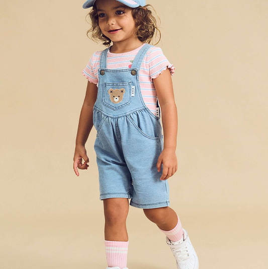 Huxbaby Huxbear Knit Short Overall