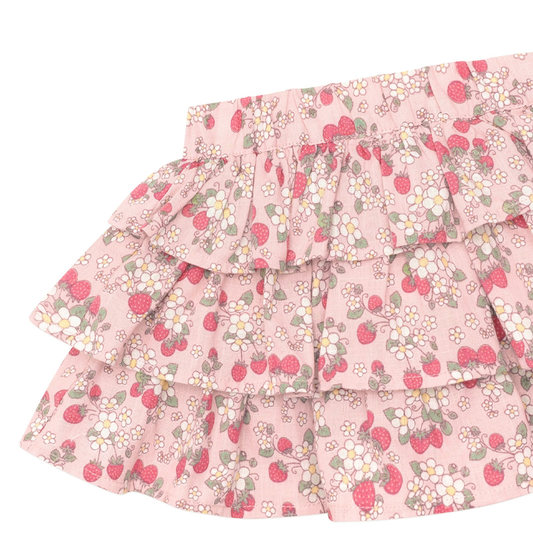 Huxbaby Vintage Strawberry Frill Skirt