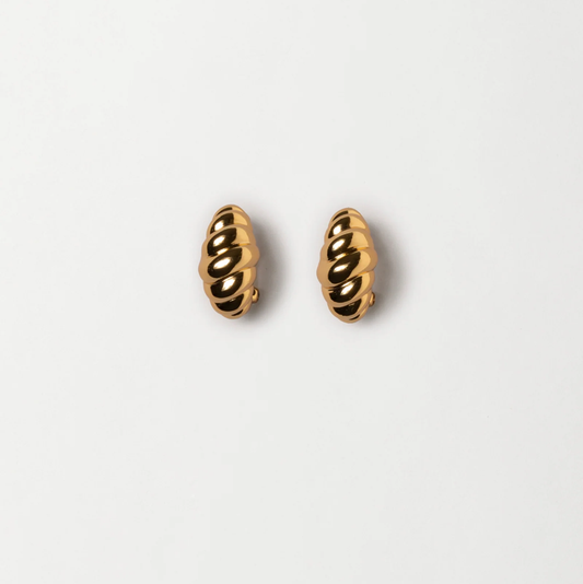 Jasmin Sparrow Tulip Earrings Gold Vermeil