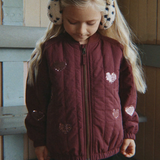 Konges Slojd Juno Bomber Jacket Sequin Decadent Chocolate