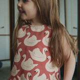 Konges Sløjd Magot Bow Dress - Swan