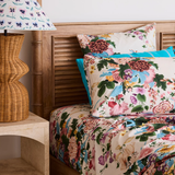 Kip & Co Belle Floral Organic Cotton European Pillowcases 2P Set