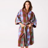 Kip & Co Bondi Tartan Terry Bath Robe