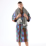 Kip & Co Bondi Tartan Terry Bath Robe