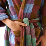 Kip & Co Bondi Tartan Terry Bath Robe