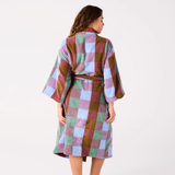 Kip & Co Bondi Tartan Terry Bath Robe