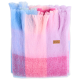 Kip & Co Candy Clouds Tartan Cosy Blanket
