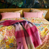 Kip & Co Candy Clouds Tartan Cosy Blanket