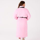 Kip & Co Candy Pine Quilted Velvet Robe