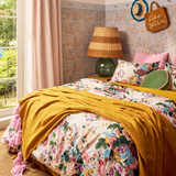 Kip & Co Dijon Rose Tassel Throw