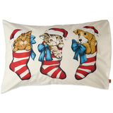 Kip & Co Festive Furbabies Organic Cotton Pillowcase