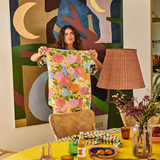 Kip & Co Follow The Sun Yellow Tea Towel