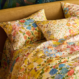 Kip & Co Forever Floral Butter Linen Fitted Sheet
