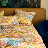 Kip & Co Forever Floral Butter Linen Flat Sheet