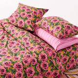 Kip & Co Golden Peony Organic Cotton Flat Sheet