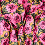 Kip & Co Golden Peony Organic Cotton Flat Sheet