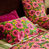 Kip & Co Golden Peony Silk Pillowcase