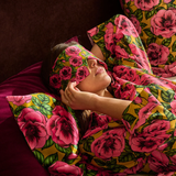 Kip & Co Golden Peony Silk Pillowcase