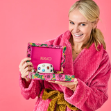 Kip & Co Golden Peony Velvet Jewellery Box