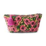 Kip & Co Golden Peony Velvet Toiletry Bag