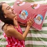Kip & Co I Love Christmas Spot Organic Cotton Pillowcase
