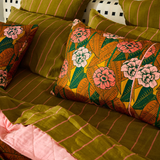 Kip & Co In Bloom Linen Quilted Pillowcases