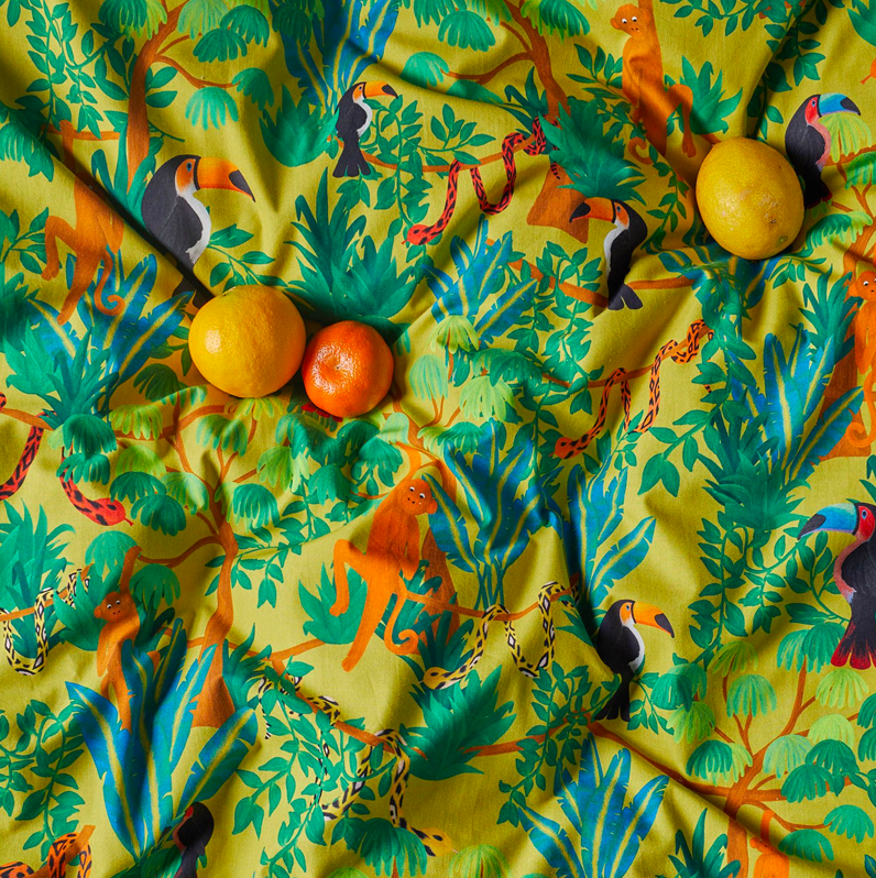 Kip & Co Jungle Boogie Organic Cotton Fitted Sheet