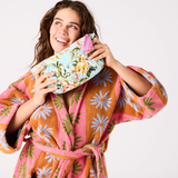 Kip & Co Little Flowers Terry Bath Robe