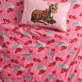 Kip & Co Little Reindeer Organic Cotton Pillowcase